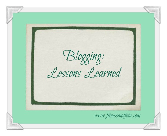 Blogging Lessons Learned